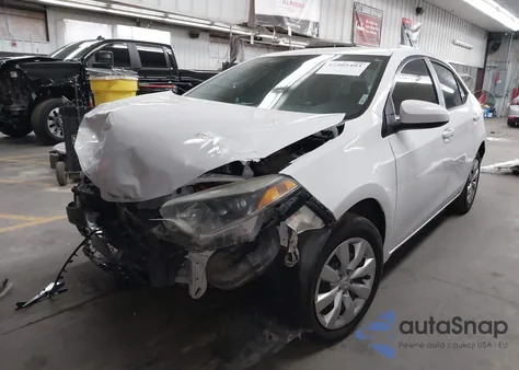 2016 Toyota Corolla Le из США, поврежденный, VIN 2T1BURHE9GC563324